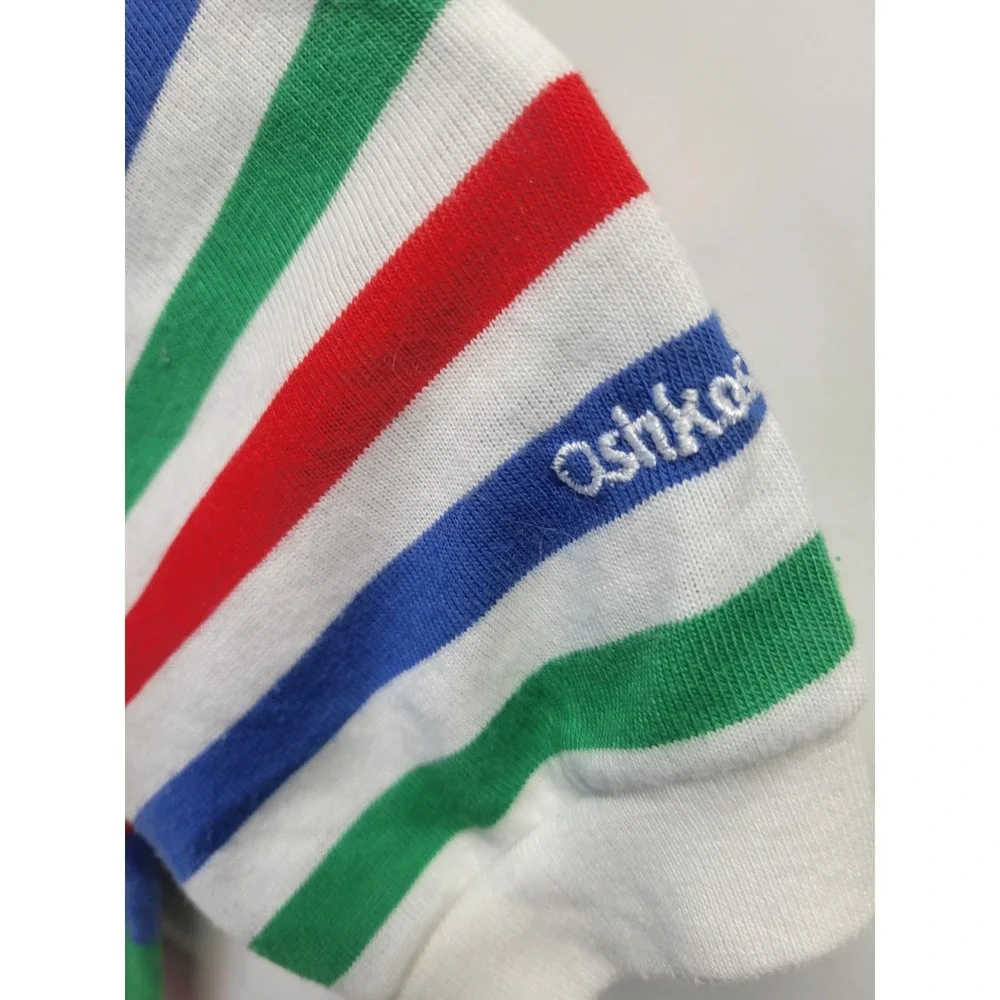 Vtg OshKosh B'gosh Kids Striped Polo Shirt Short Sleeve‎ Size 7